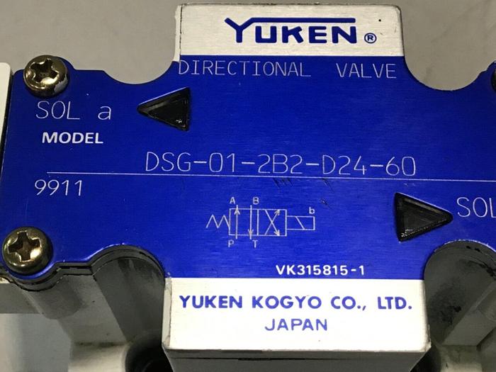 Used YUKEN Directional Valve DSG-01-2B2-D24-60 Used #129926