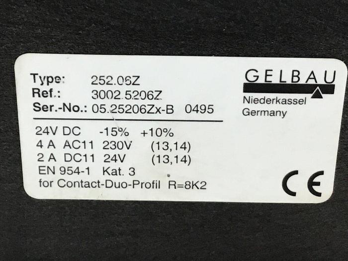 Used GELBAU Relay 3002.5206Z 252.06Z #123146