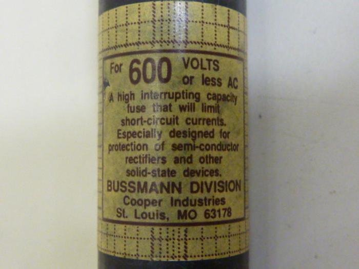 Used BUSSMANN 30 Amp Fuse KBC-30 USED #66162