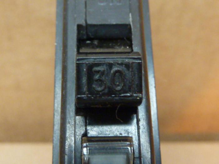 Used SQUARE D 30 Amp Circuit Breaker QOU130 #33007