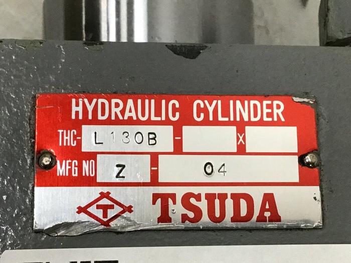 Used TSUDA Hydraulic Clamp Cylinder THC-L130B #137380