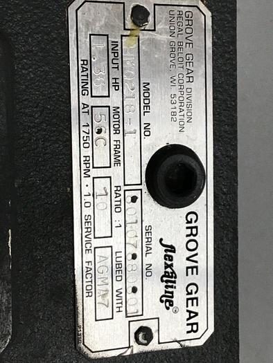 Used GROVE GEAR Gearbox HM0218-1 #133741