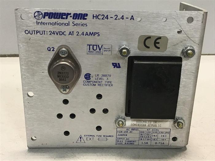Used POWER ONE Power Supply HC24-2.4-A #124749