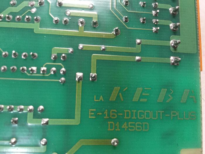 Used KEBA Engel Output Board E-16-DIGOUT-PLUS D1456D Used