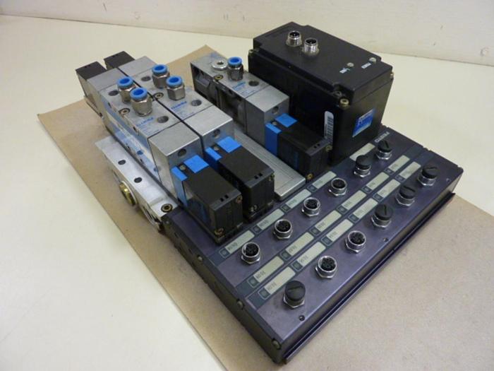 Used FESTO Control Block / Valve Terminal IFB8-02 #52699