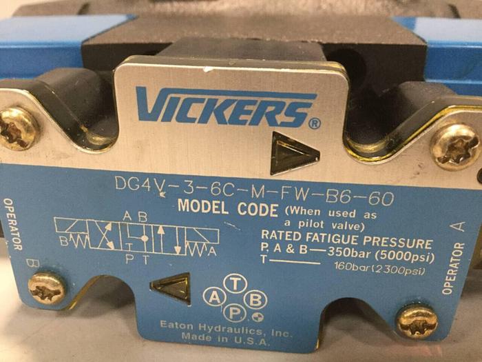 Used VICKERS Directional Control Valve DG4V36CMFWB660 #99525