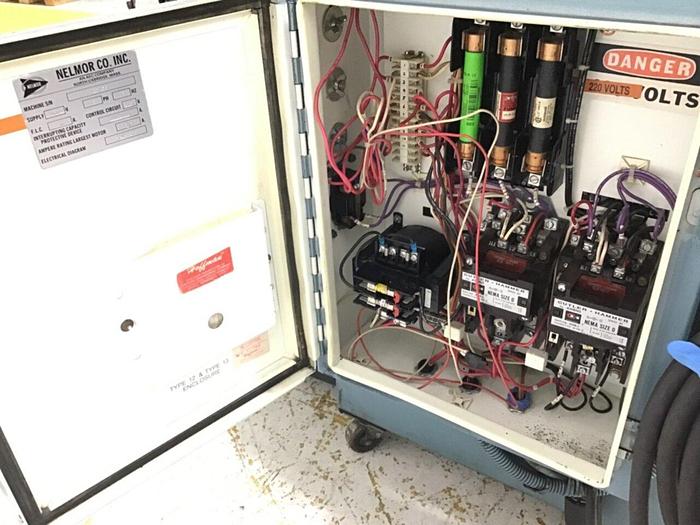 Used NELMOR 5 HP Grinder / Granulator RG810M1 Used