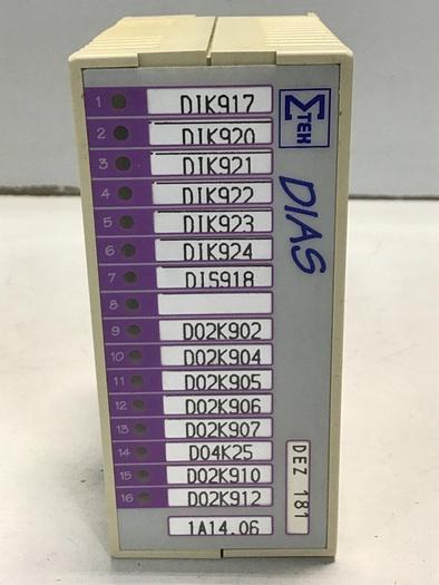 Used SIGMATEK Conversion Module DEZ 181 #131237