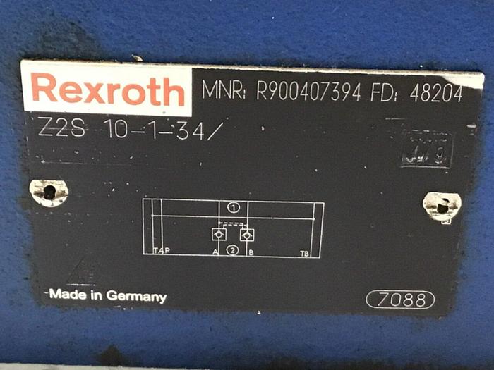Used REXROTH Check Valve Z2S10134 #135256