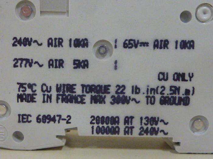 Used MERLIN GERIN Circuit Breaker 24425 #54879