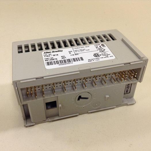 Used ALLEN BRADLEY Input Module 1794-IB16 SER A #71884