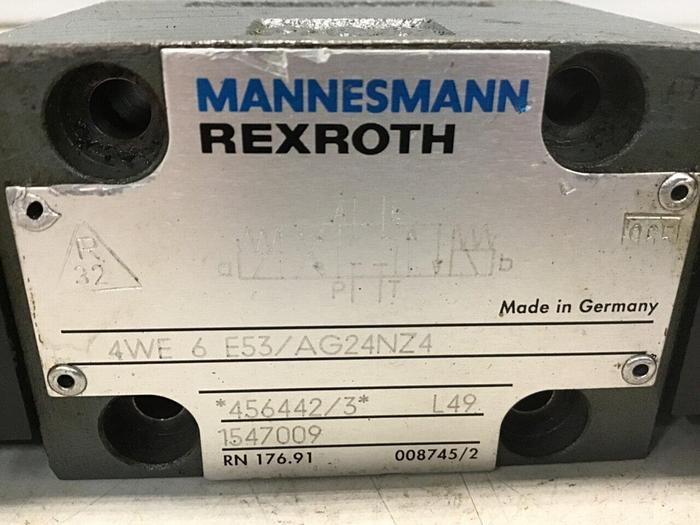 Used MANNESMANN REXROTH Valve 4WE6E53/AG24NZ4 #137401