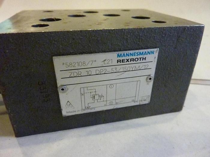 Used REXROTH Valves ZDR 10 DP2-53/150YM/12 #5186