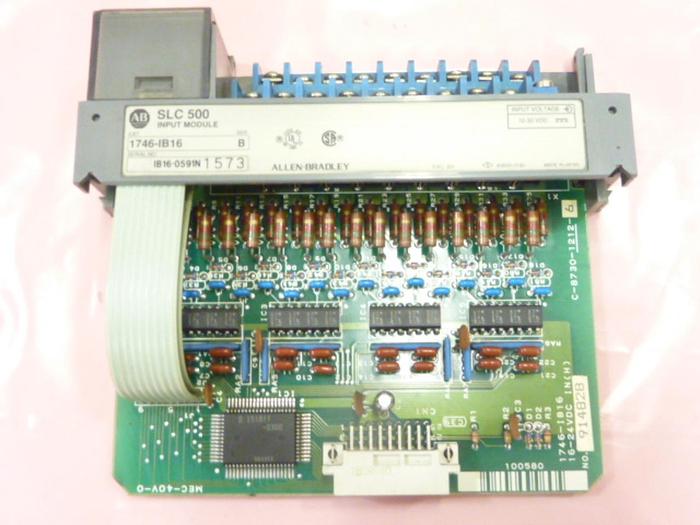 Used ALLEN BRADLEY Input Module 1746-IB16 SER B #43464