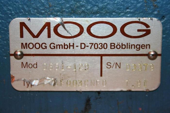 Used MOOG Hydraulic Valve D651-129 Used