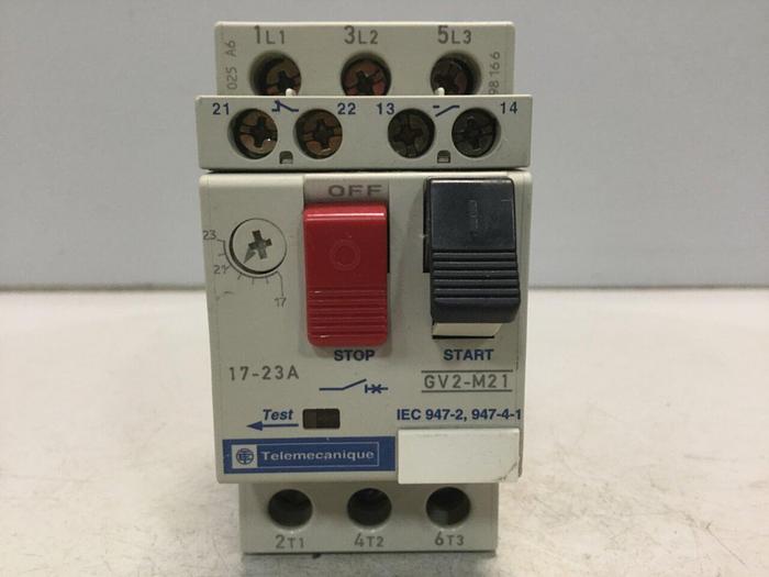 Used TELEMECANIQUE Motor Starter GV2-M21 #103041