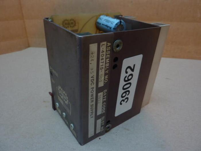 Used OILGEAR Power Supply L-404715-003 #39062