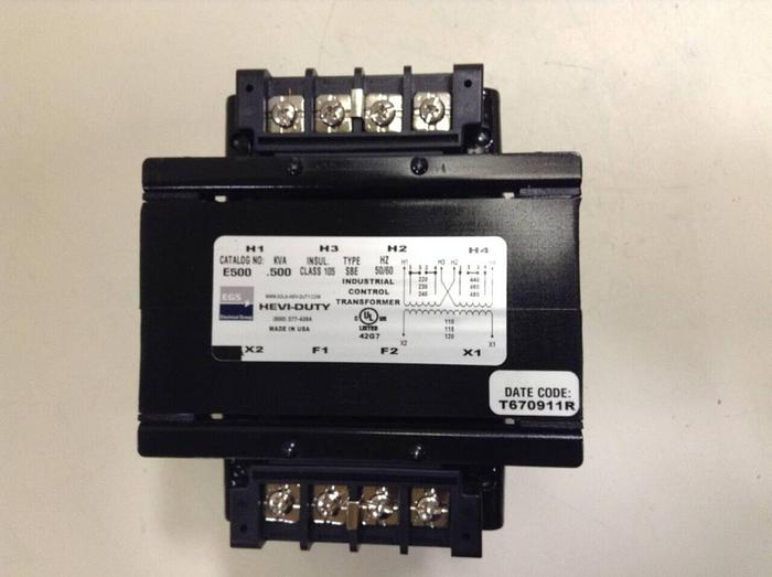 Used EGS .500 kVA Industrial Control Transformer E500 #86072