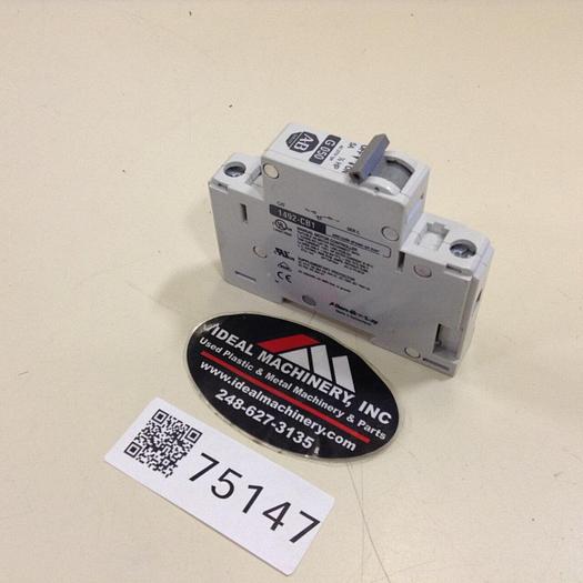 Used ALLEN BRADLEY 5 Amp Circuit Breaker 1492-CB1/G050 SER C #75147