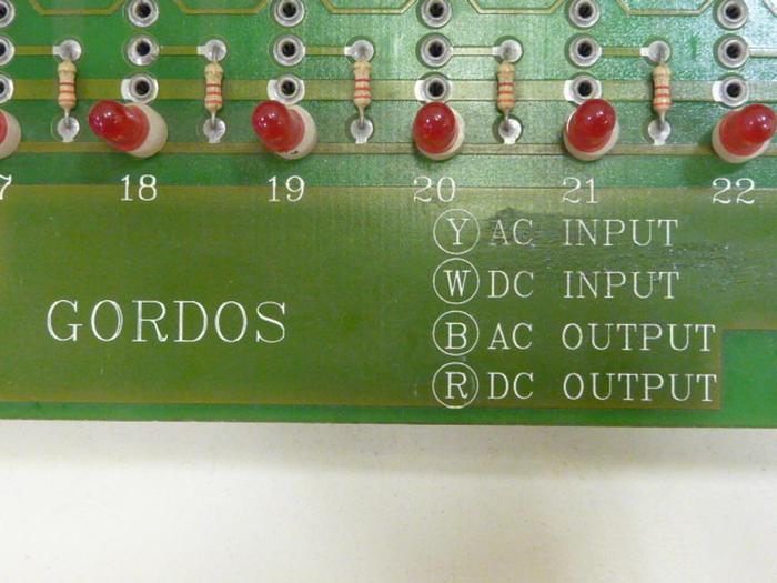 Used GORDOS I/O Circuit Board PB-24-V #55184