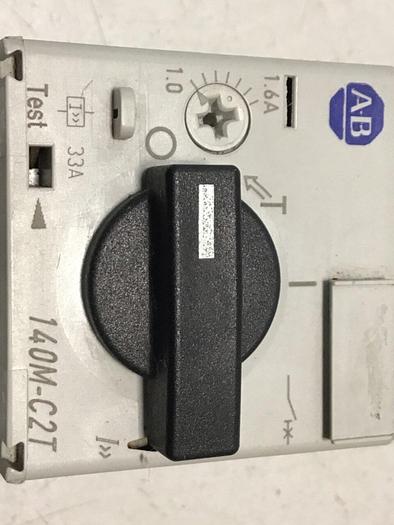 Used ALLEN BRADLEY Circuit Breaker 1.6 A 140M-C2T-B16 SER B #119635