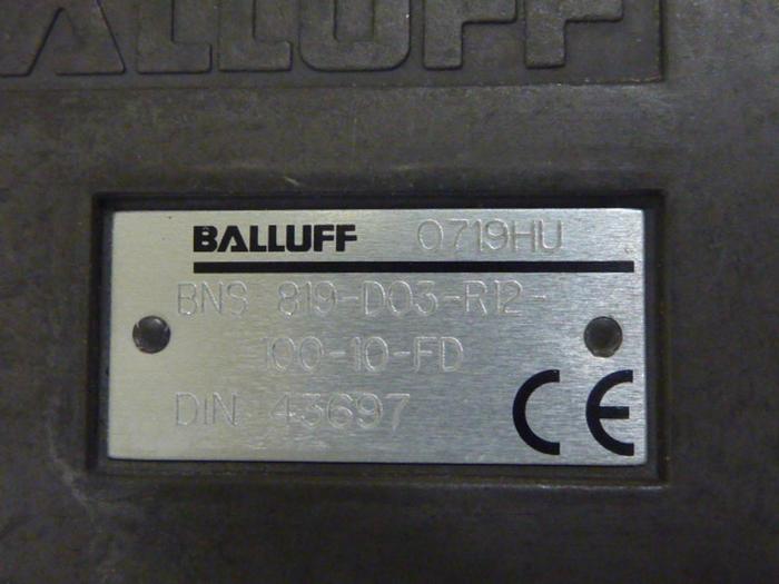 Used BALLUFF Limit Switch BNS 819-D03-R12-100-10-FD #61797