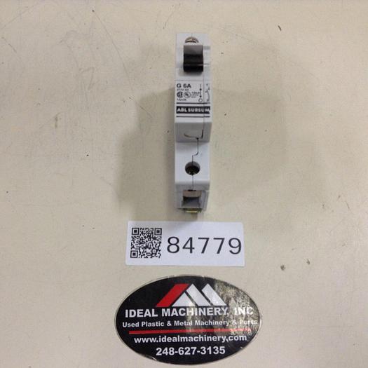 Used ABL SURSUM 6 Amp Breaker 1GU6 #84779