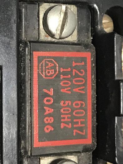 Used ALLEN BRADLEY Motor Starter Size 0 709-A0D103 SER K #124362