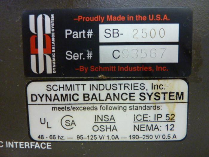 Used SCHMITT Balance System SB-2500 #56320