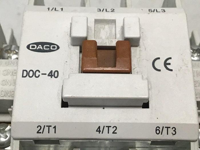 Used DACO Contactor DOC-40 #119832