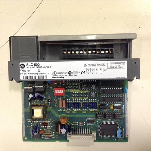 Used ALLEN BRADLEY Analog Input Module 1746-NI4 SER A #87112