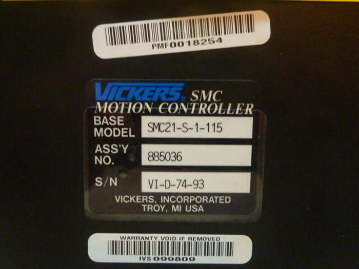 Used VICKERS SMC Motion Controller Rack SMC21-S-1-115 #32252