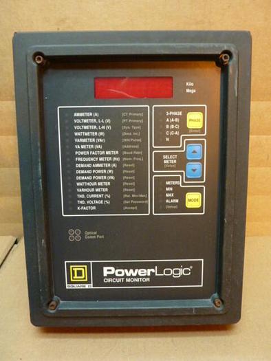Used SQUARE D Power Logic Circuit Monitor CM2250 #22751