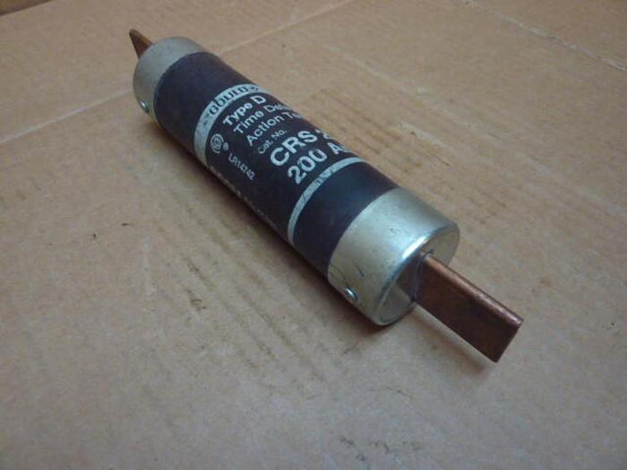 Used GOULD / SHAWMUT 200 Amp Fuse CRS200 #26866