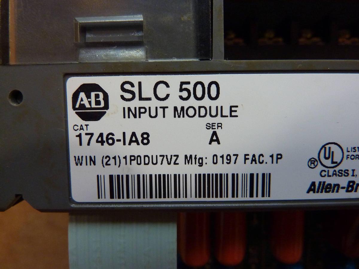 Used ALLEN BRADLEY Input Module 1746-IA8 SER A Used
