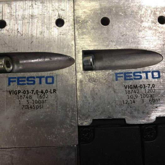 Used FESTO Control Block w/ Valves VIMP-03-B #69511