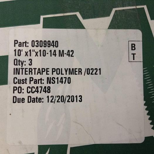 FMT Welded-To-Length Bandsaw Blade 0309940 #69329