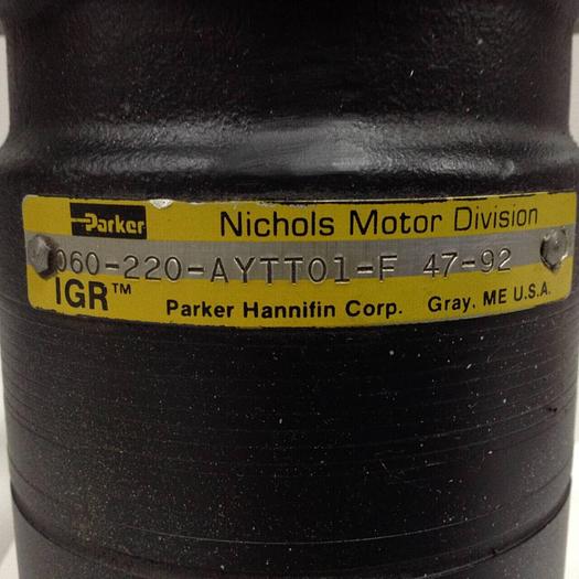 Used PARKER Die Height Adjustment Hydraulic Motor 060-220-AYTT-01-F #89894