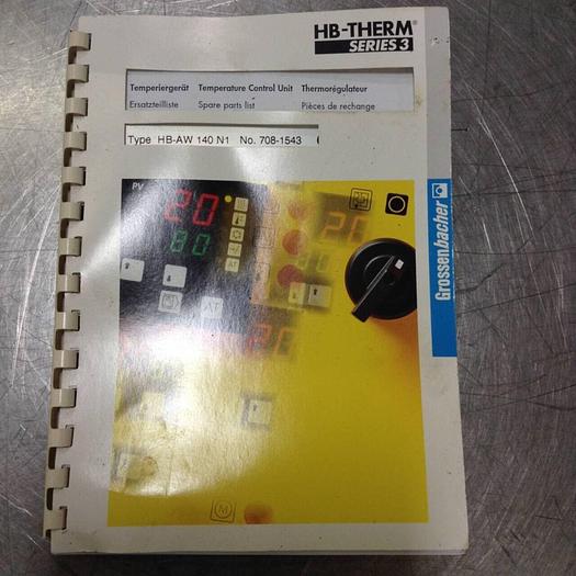Used GROSSENBACHER Thermolator HB-AW 140 N1 Used