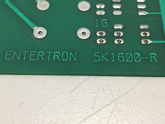 Used ENTERTRON Circuit Board SK1600-R #110893