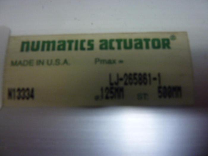 Used NUMATICS Actuator LJ-265861-1 #51659