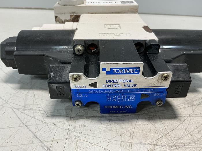 Used TOKIMEC DG4VS-3-0C-M-P7-H-7-P12-52
