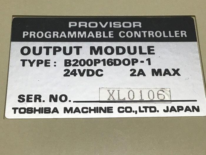 Used TOSHIBA Output Module B200P16DOP-1 #114346