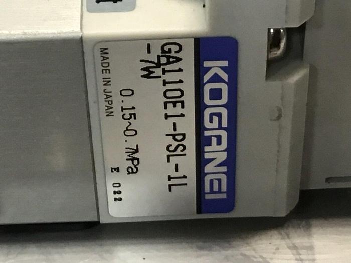 Used KOGANEI Manifold w/ Valves PBM7P-3W #121005