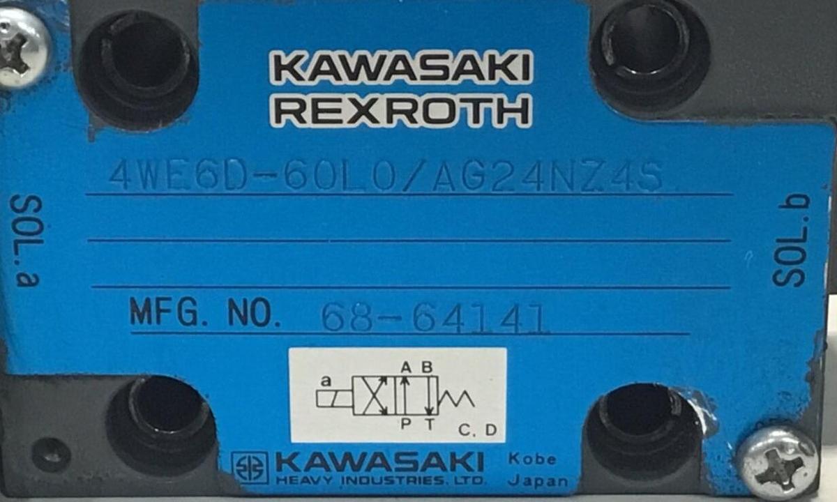 Used REXROTH Valve 4WE6D-60L0/AG24NZ4S USED