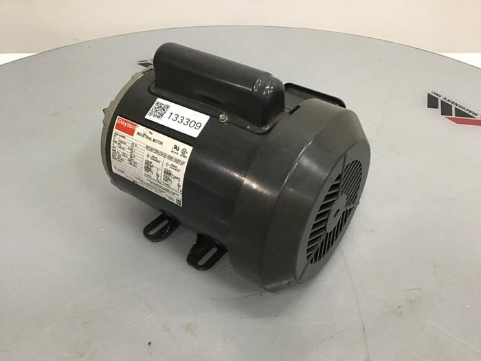 Used DAYTON 1 HP Industrial Motor 6K484BB #133309