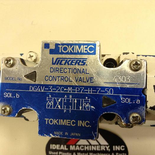 Used VICKERS Tokimec Directional Control Valve DG4V32CMP7H750 Used