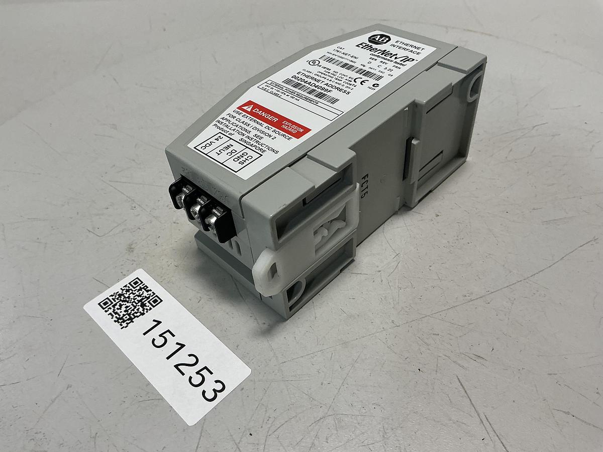 Used ALLEN BRADLEY 1761-NET-ENI SER.D