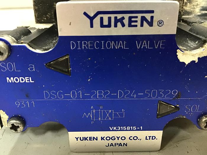Used YUKEN DSG-01-2B2-D24-50329