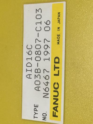Used FANUC I/O Module A03B-0807-C011 #107008